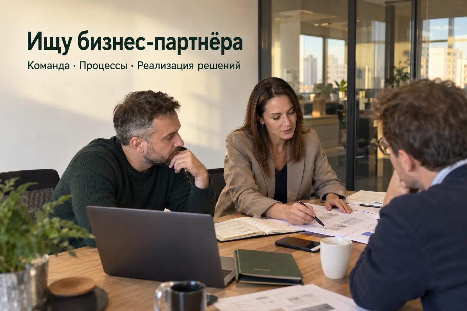 Ищу бизнес-партнёра — Поиск бизнес партнёров — обложка