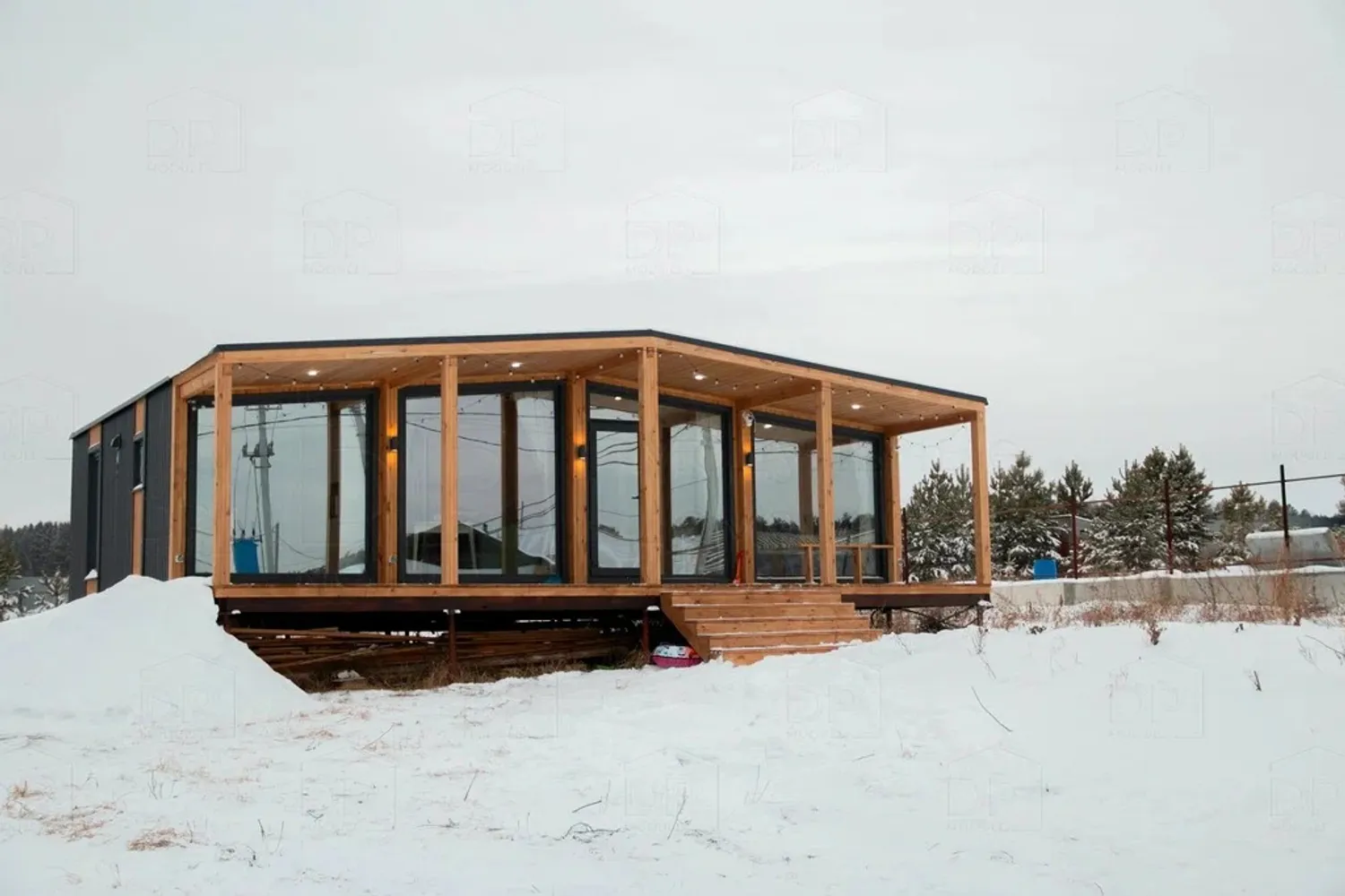 Аренда каркасных домиков отдыха — Поиск инвесторов — обложка