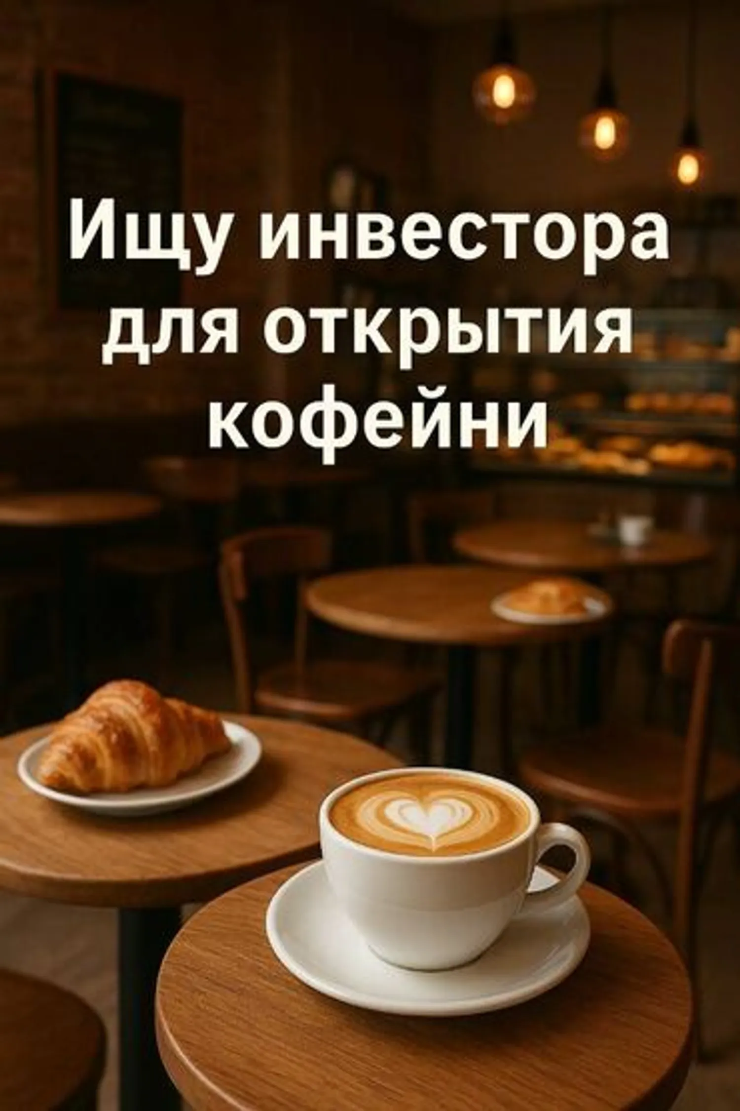 Ищу инвестора для открытия кофейни в центре Москвы — Поиск инвесторов — обложка